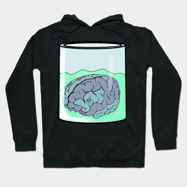 Brain in a vat - The Oddball Aussie Podcast Hoodie by OzOddball